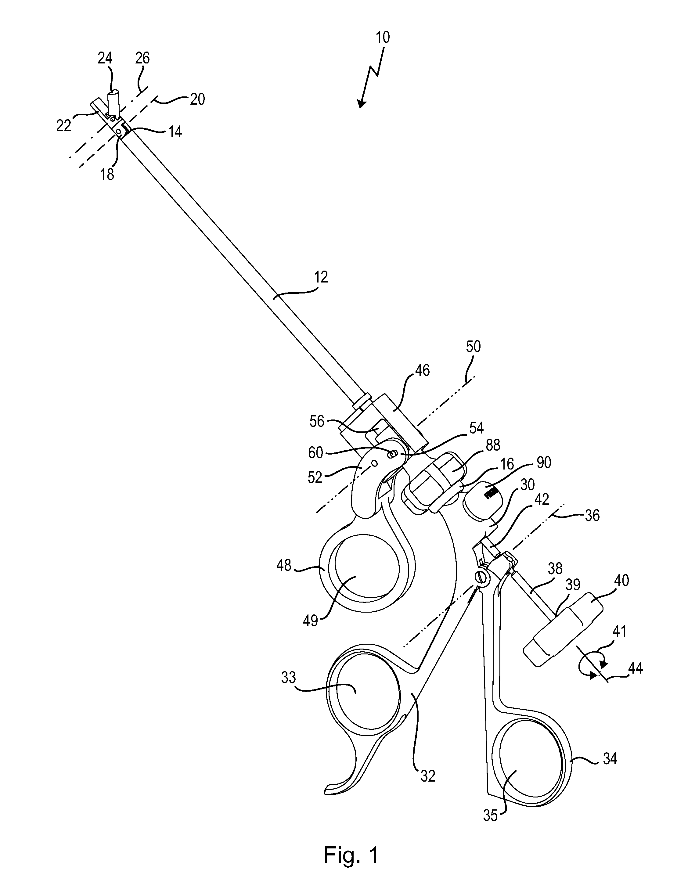 Rotable And Pivotable Medical Instrument