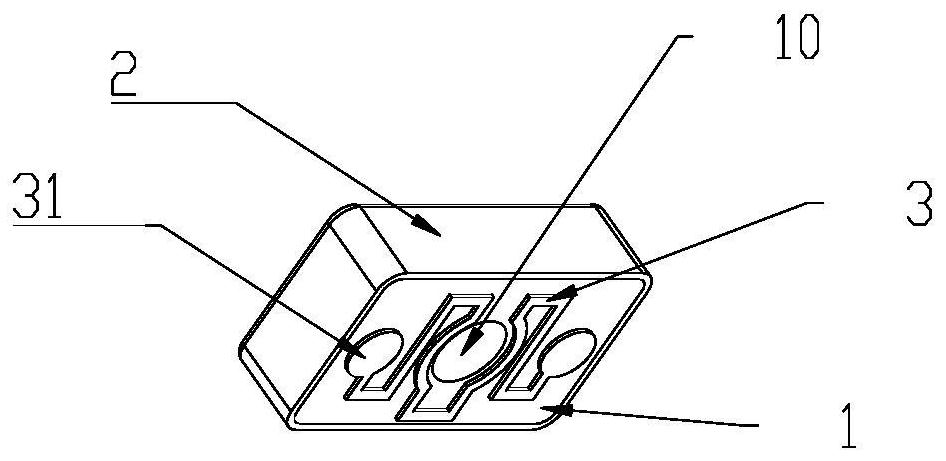 Integrated atomizing core with protective cover