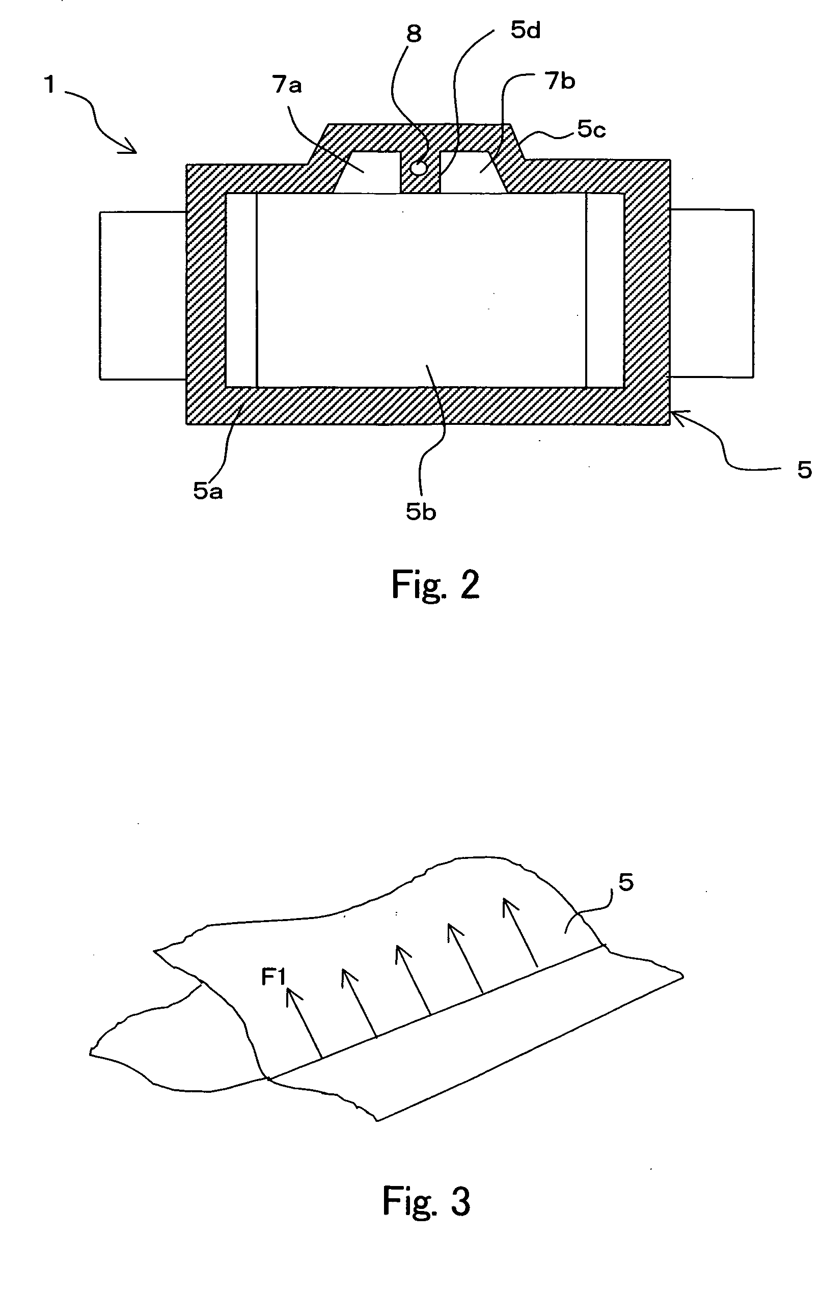 Film-covered electric device having pressure release opening