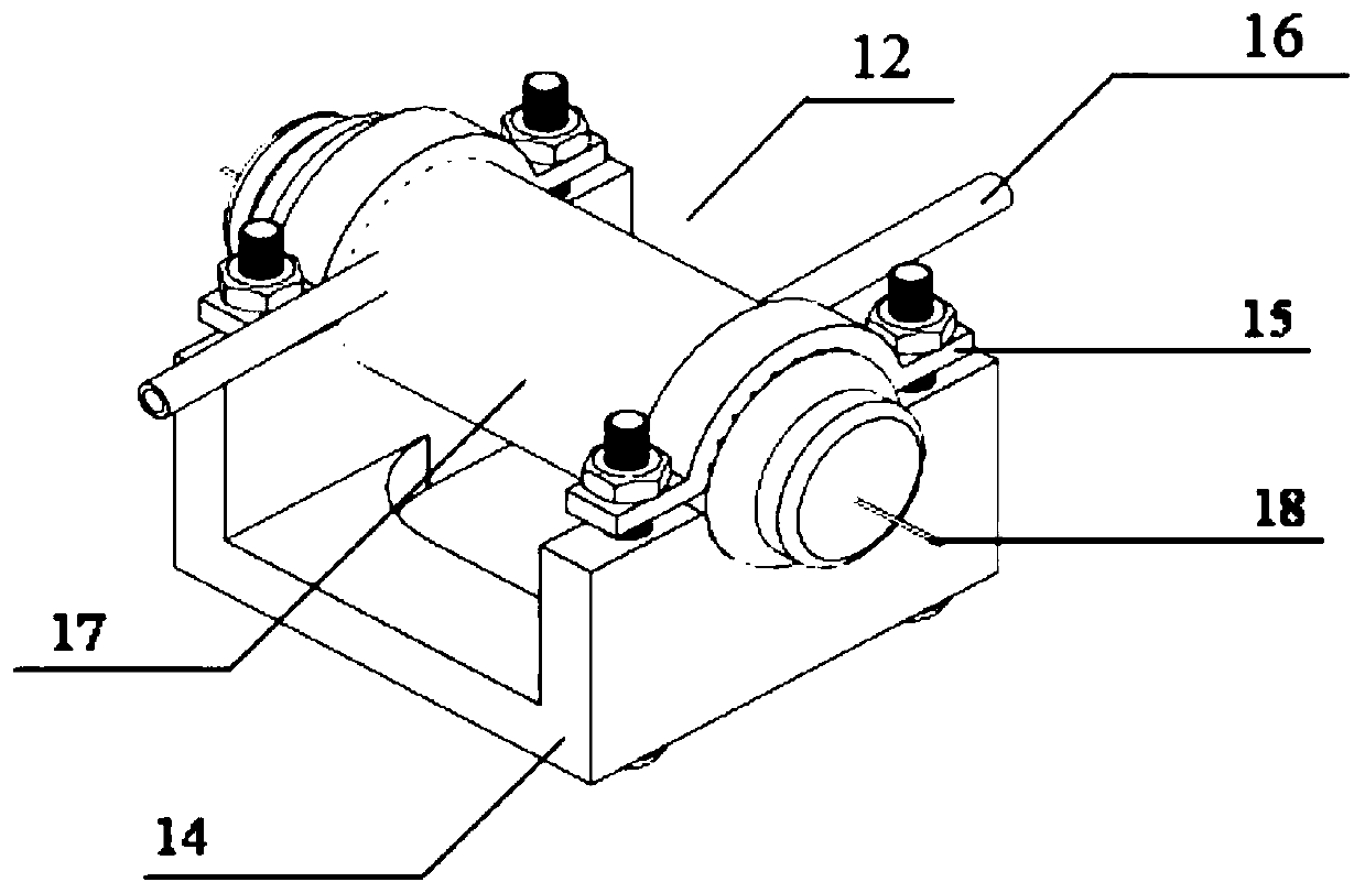 An ultraviolet water sterilizing device using friction to generate electricity