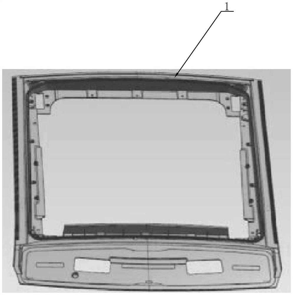 Automobile plastic skylight manufacturing process