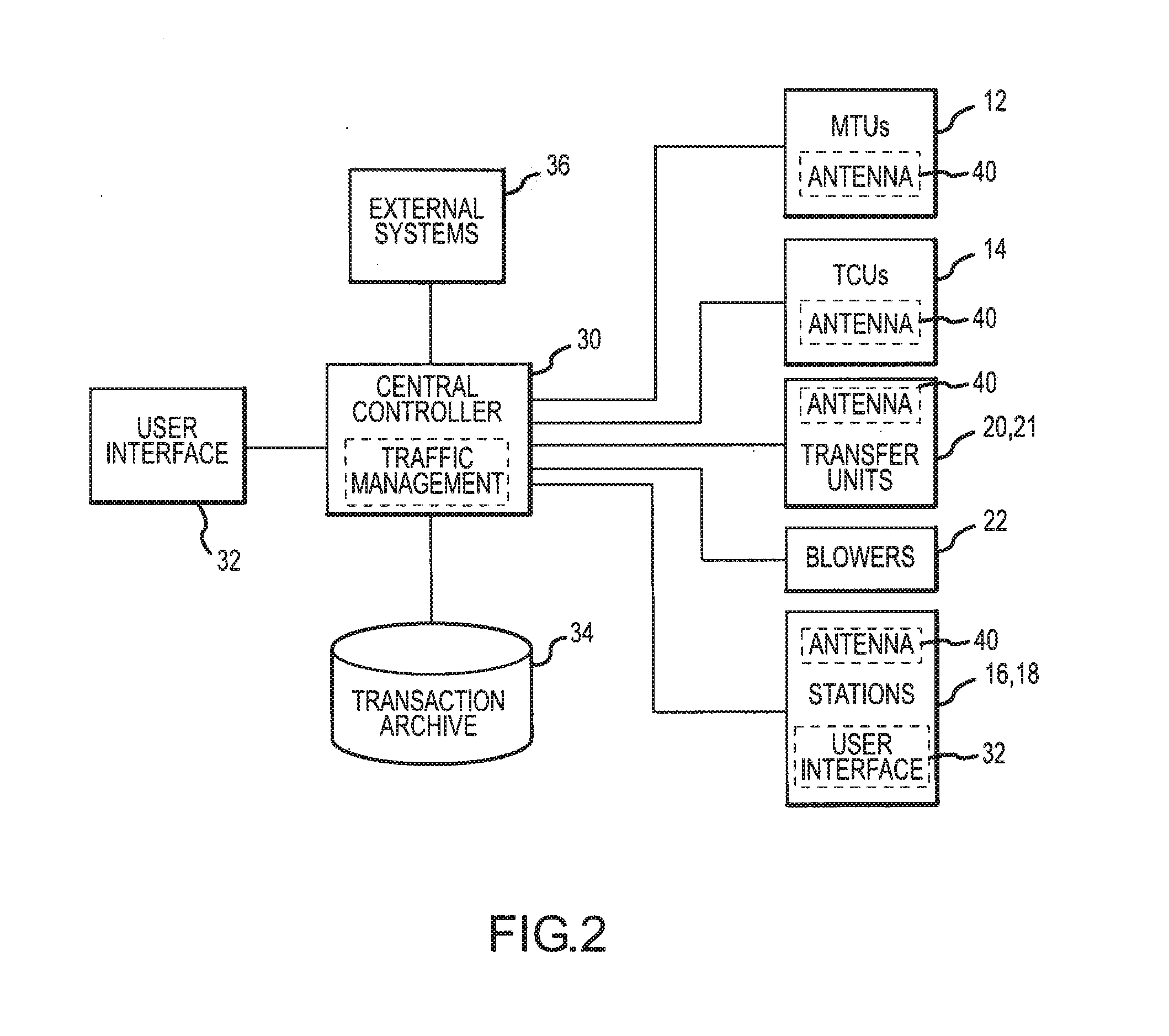 Air powered storage device for pneumatic transport system
