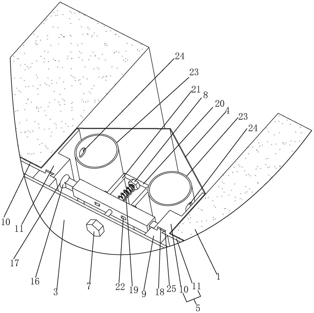 An external wall expansion joint structure and its installation method