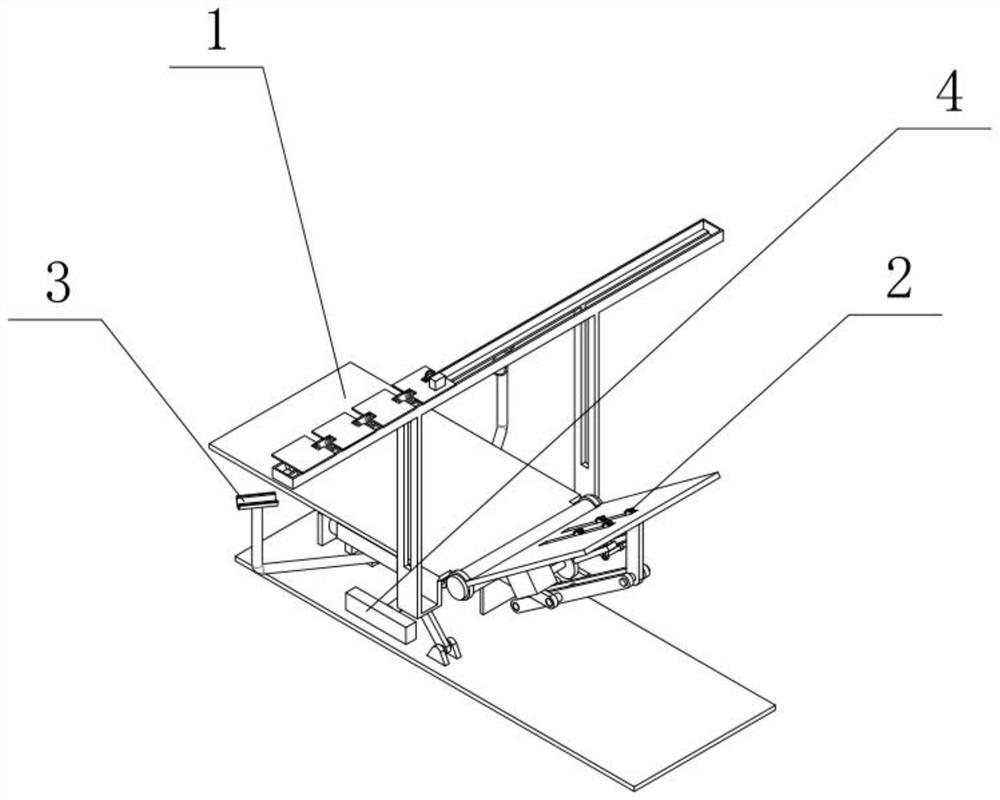 Gynecological examination bed with massage function