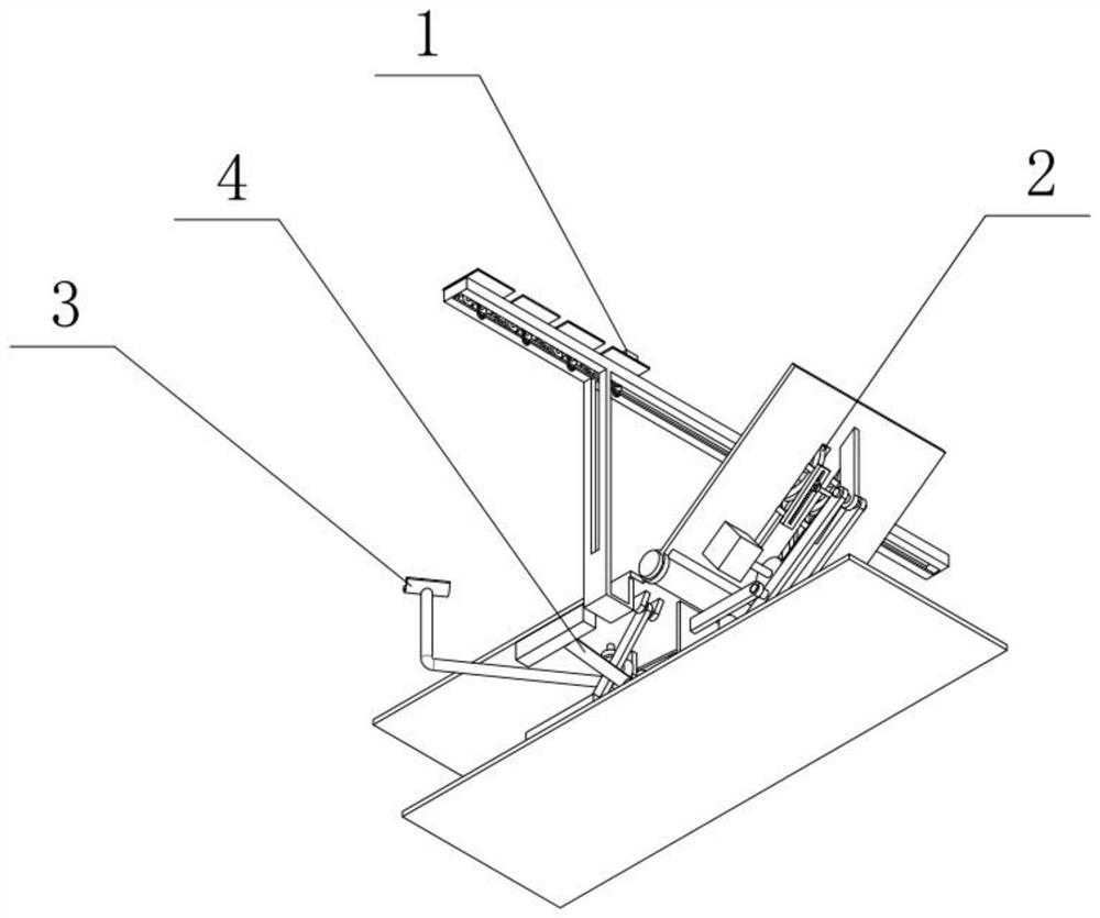 Gynecological examination bed with massage function