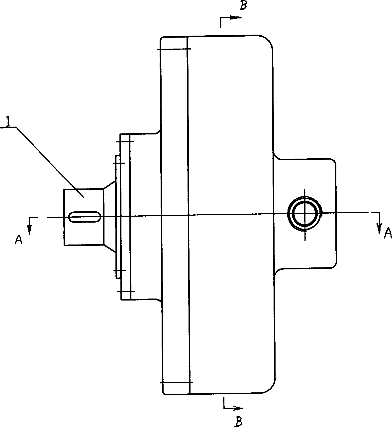 Double action radial plunger pump