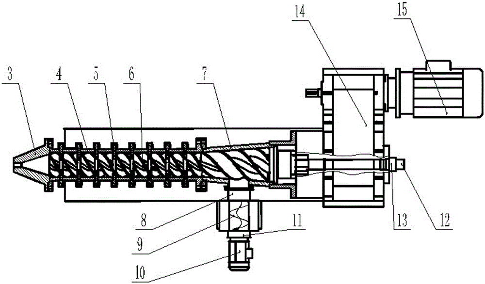 Waste rubber crushing and forming integration machine