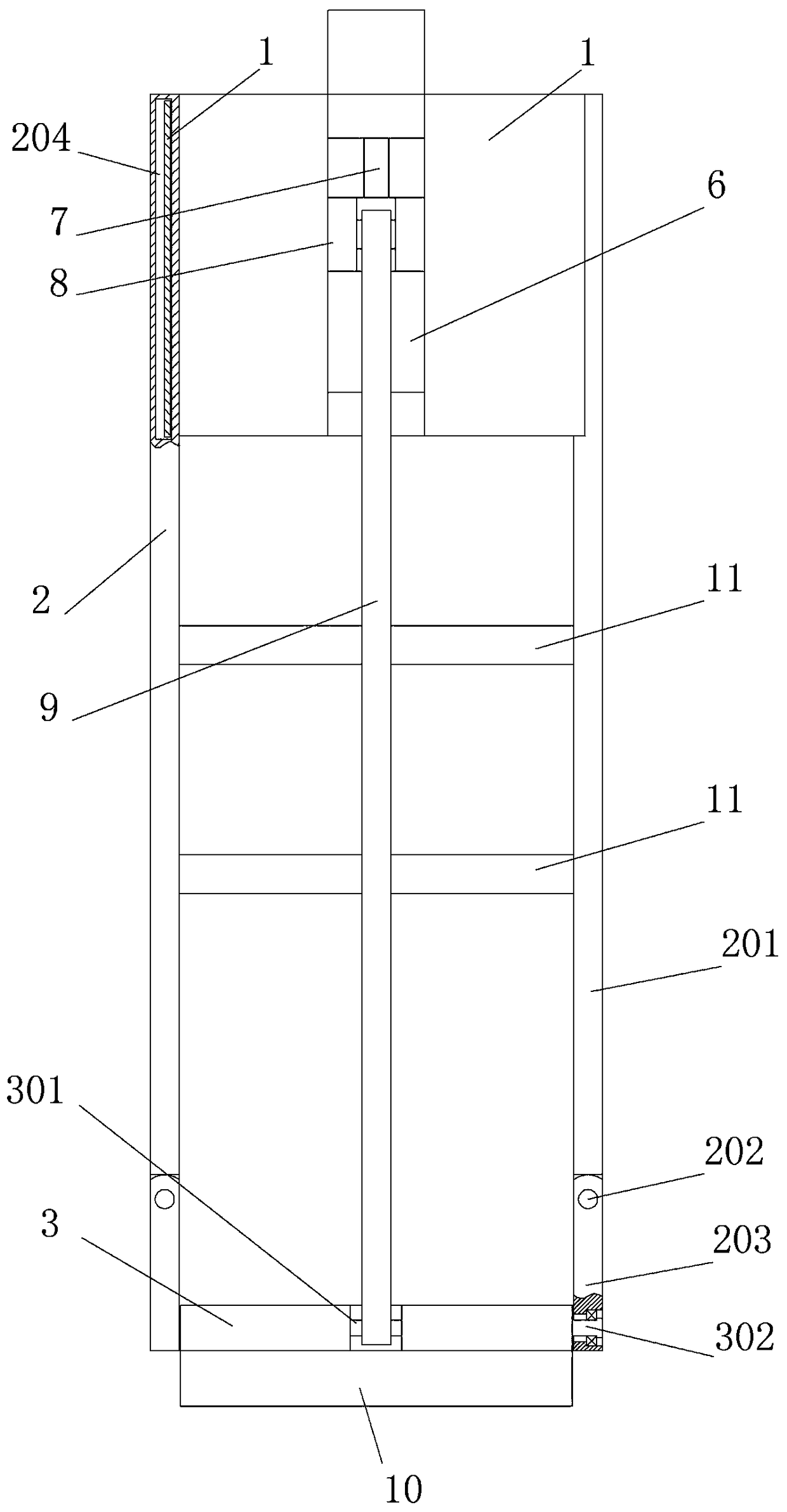 Device for automatically moving foot of patient after hip joint operation