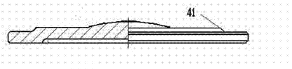 Casting mold structure and base plate applicable to medium and large-scale vertical centrifugal casting machines