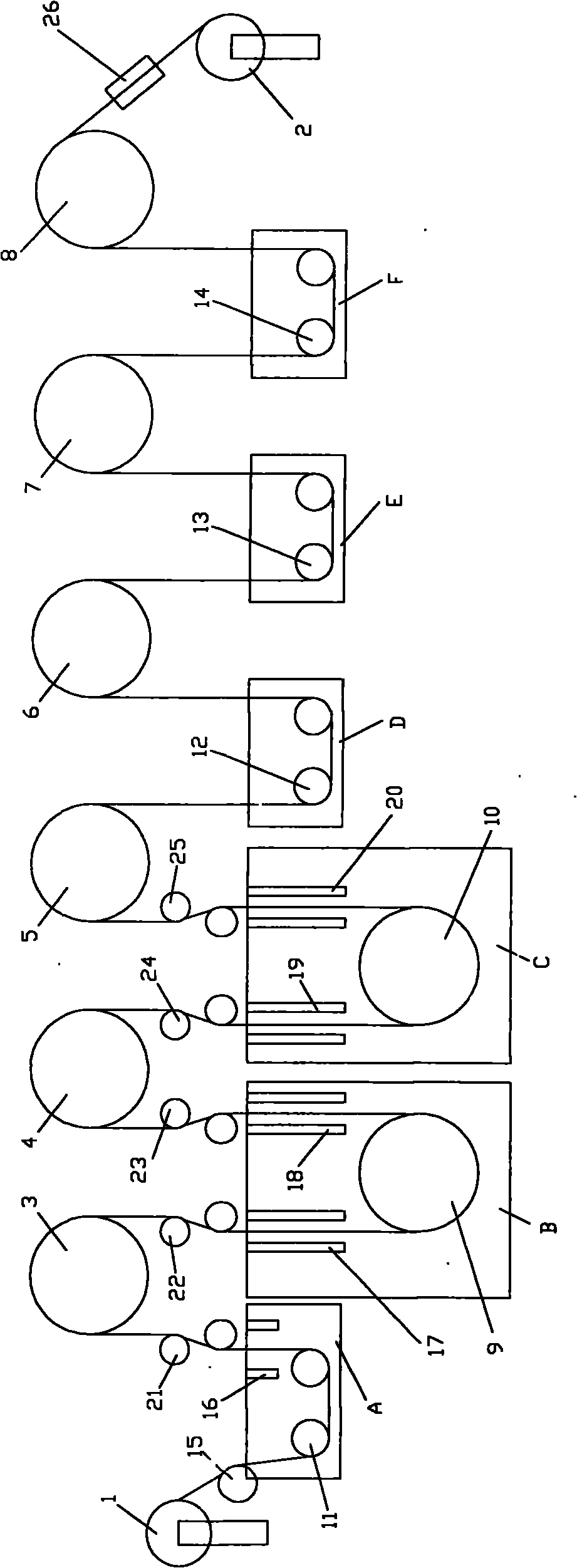Continuous plating device for films and method for performing continuous plating on films