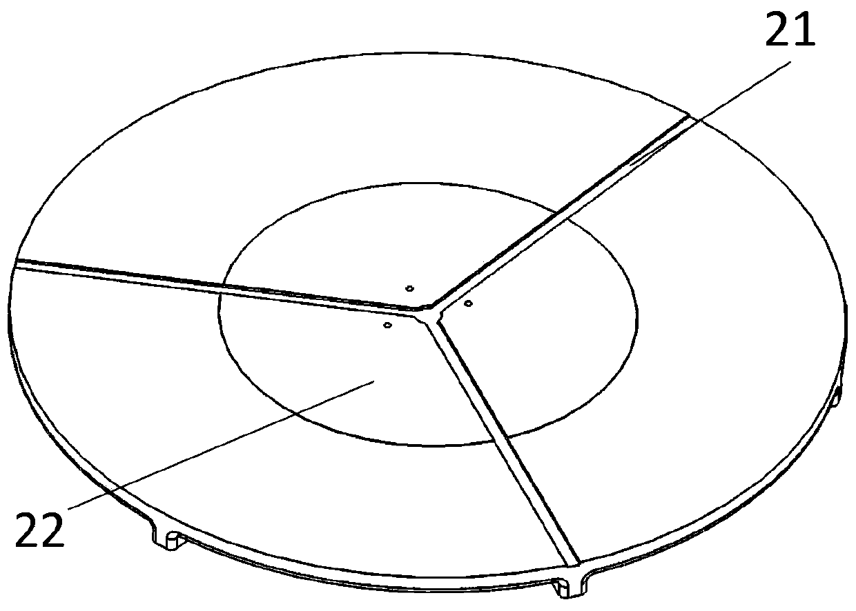 Device and method for static balance detection and weighing of marine propeller