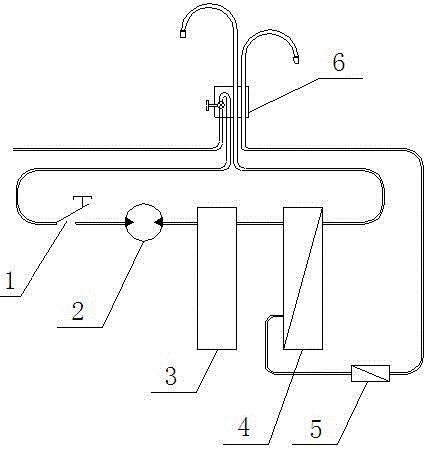 Pressure-free nano-filtering machine