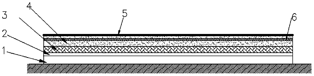 Anti-cracking type floor and construction method thereof