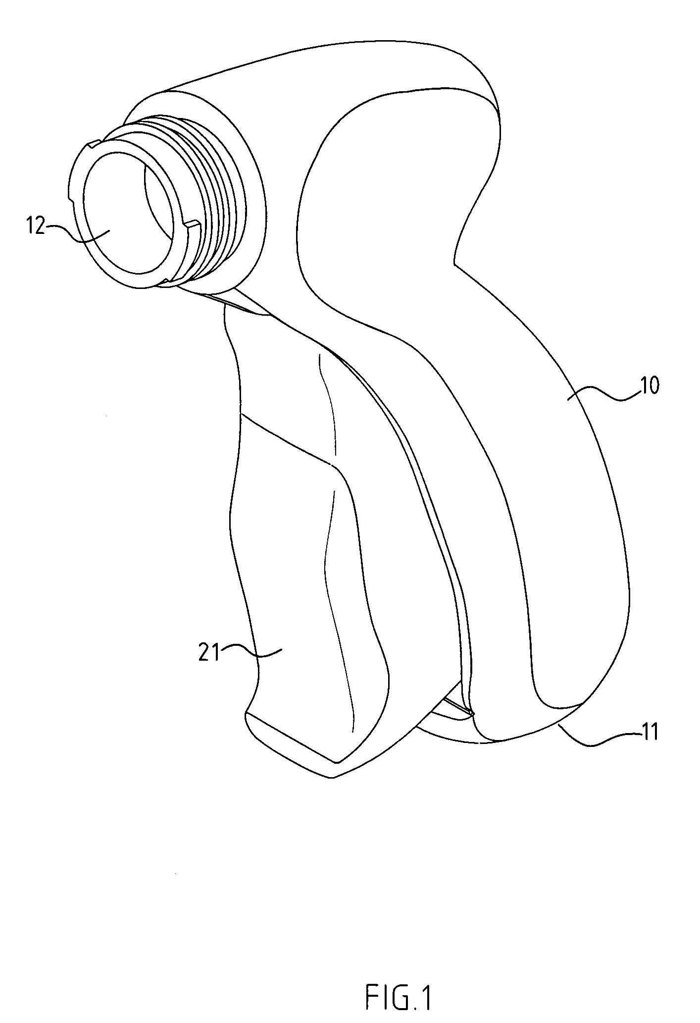 Water flow control structure of a water gun