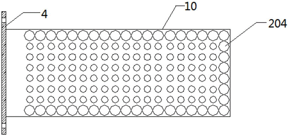 Anti-bonding pipe bundle type waste heat recycling system for raw coke oven gas