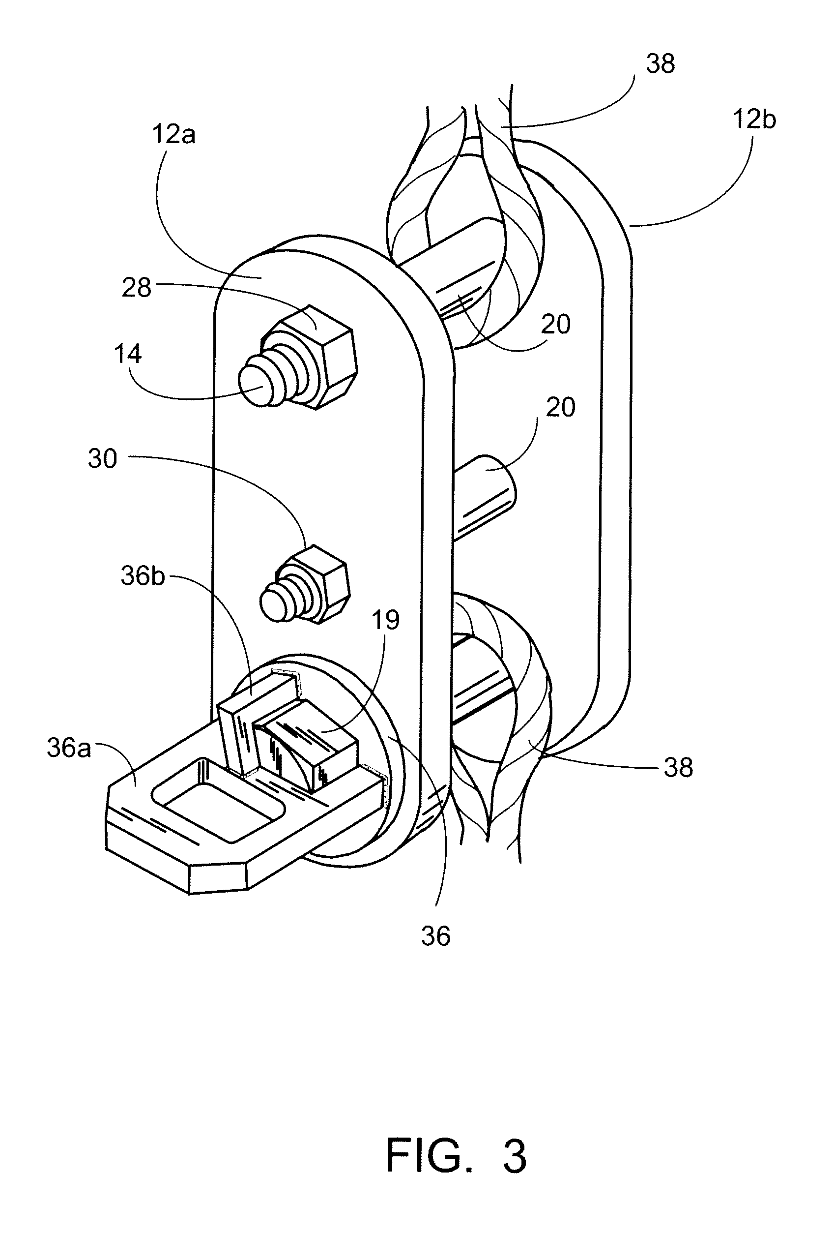 Mechanically releasable shackle pin