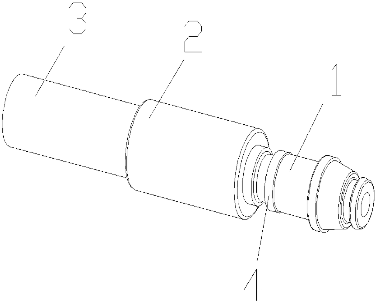 Brake oil tube