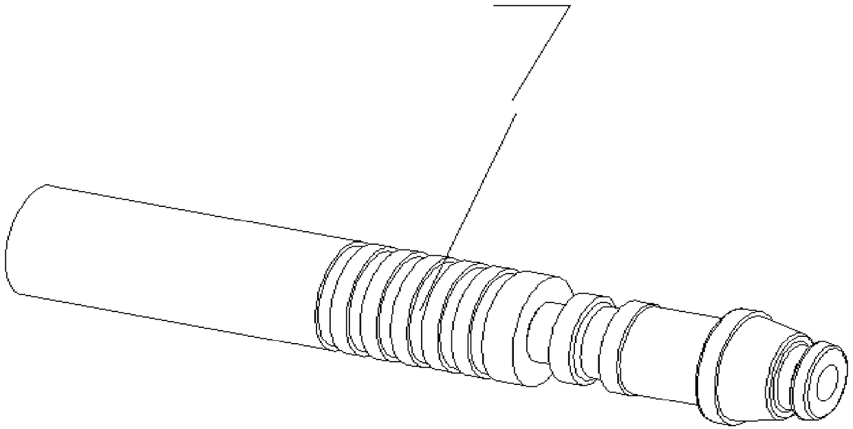 Brake oil tube