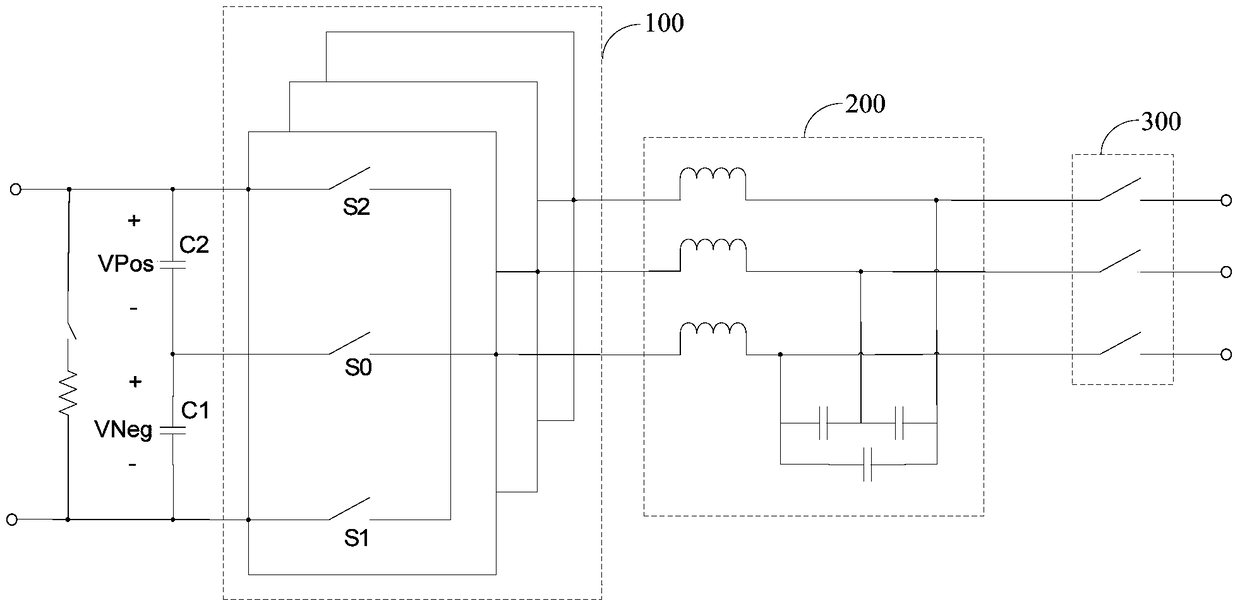 A three-level inverter and its bus voltage balance control method and control device