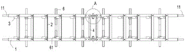 Manufacturing method of radial iron core column of transformer