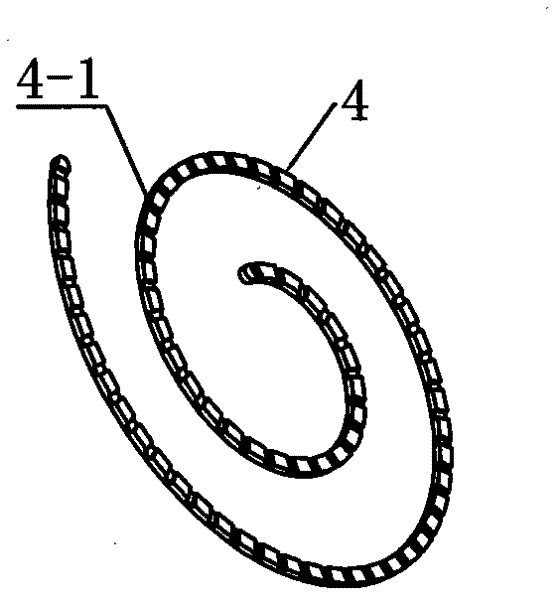 Seal structure of oil-free vortex compressor