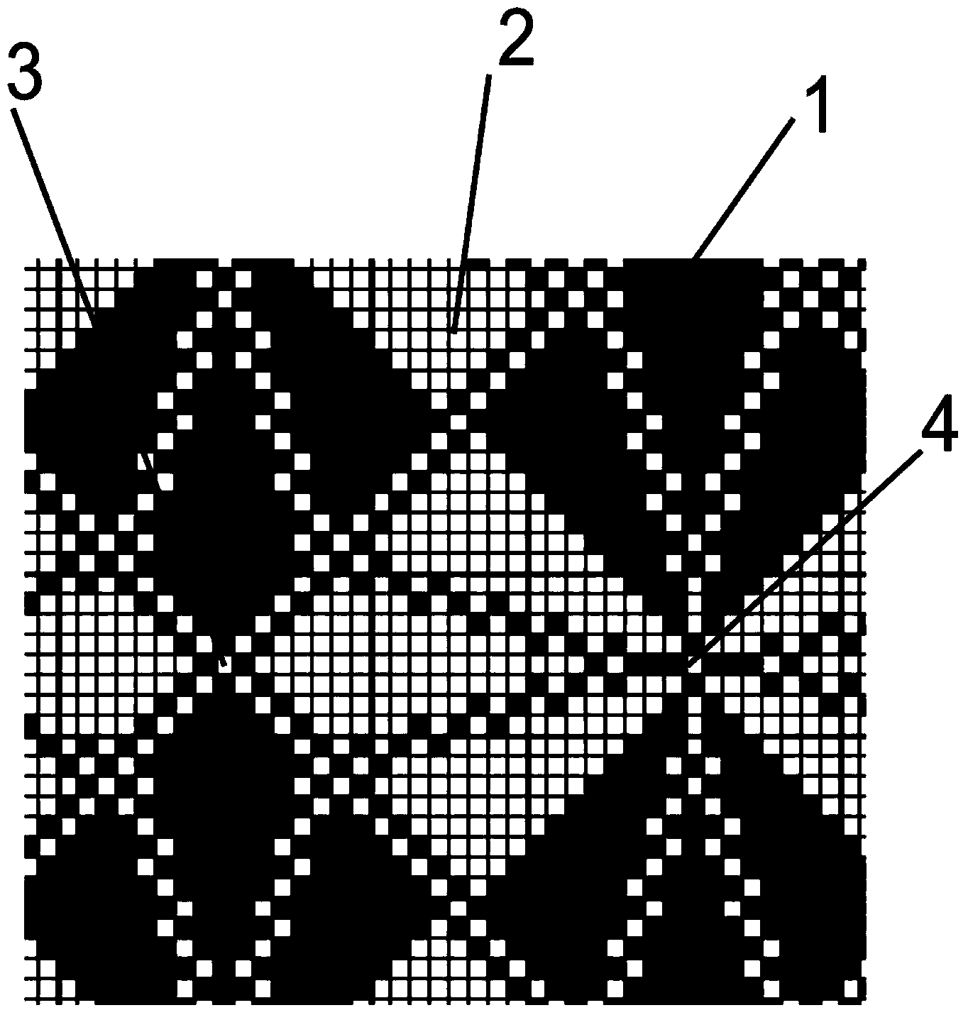 Stereoscopic scouring pad and a production method and applications thereof