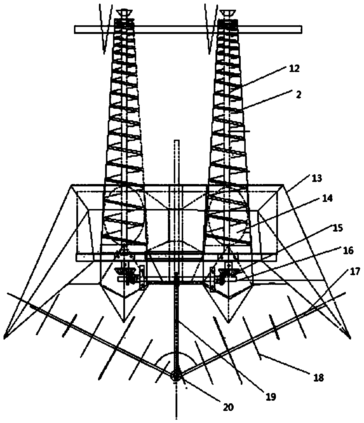 Efficient processing device of corn straw