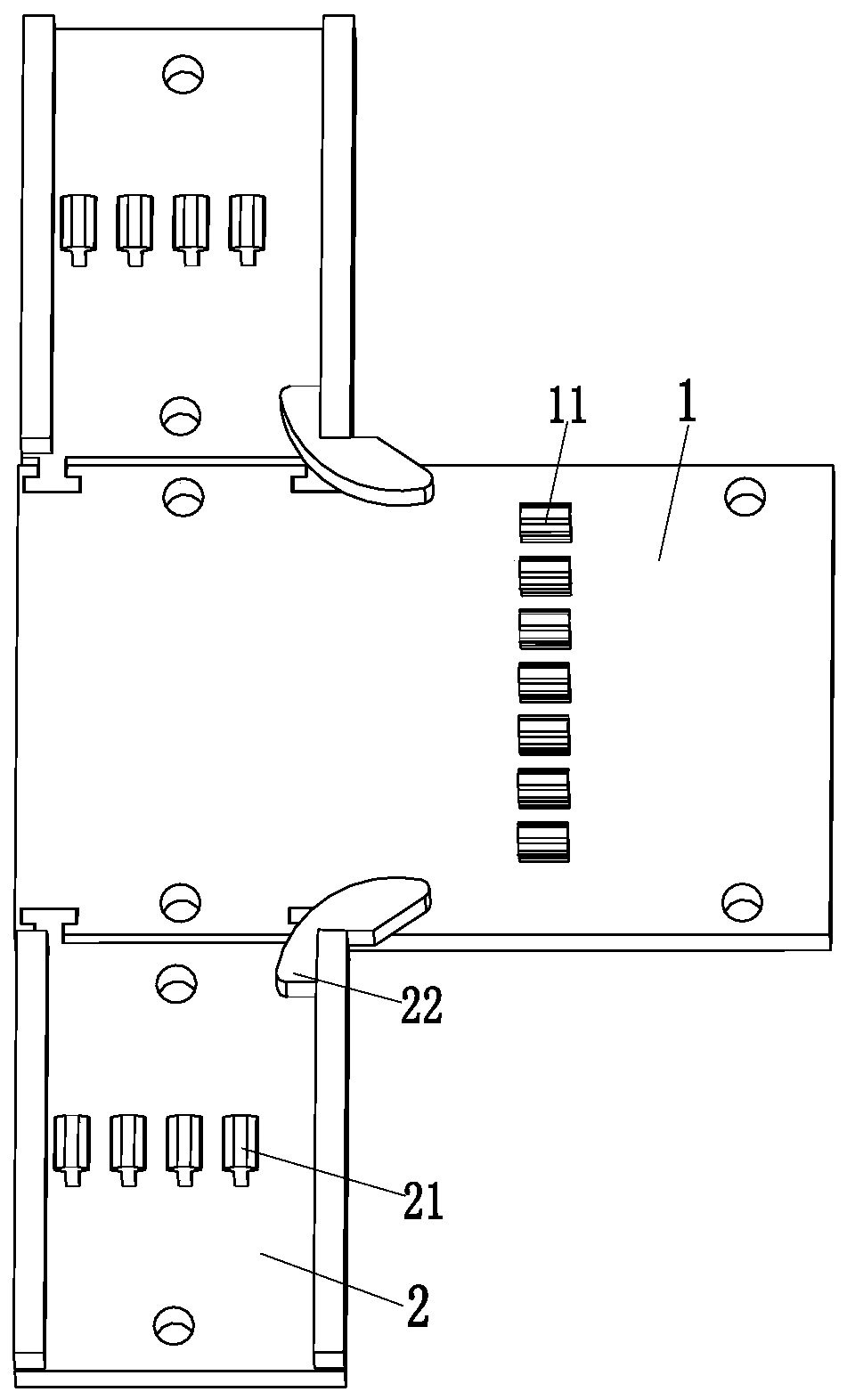Intelligent home line wiring laying pre-fixing device