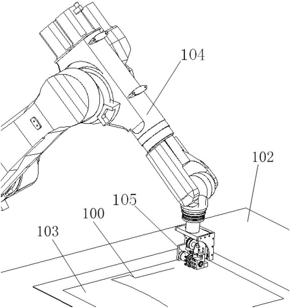 Device and method for laying wire on interlayer of laminated glass