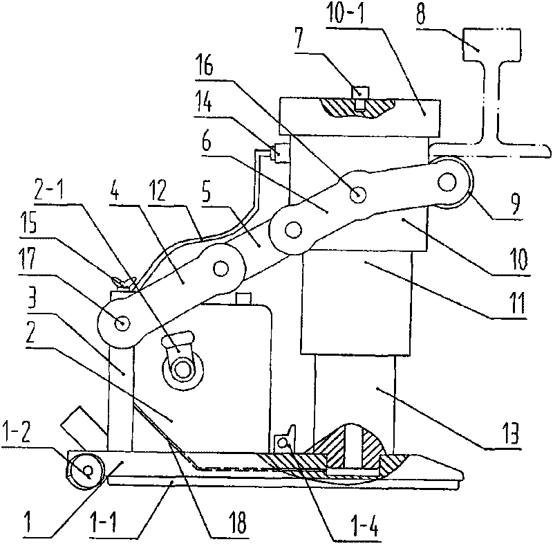 Multistage hydraulic cylinder track lifting and lining tool