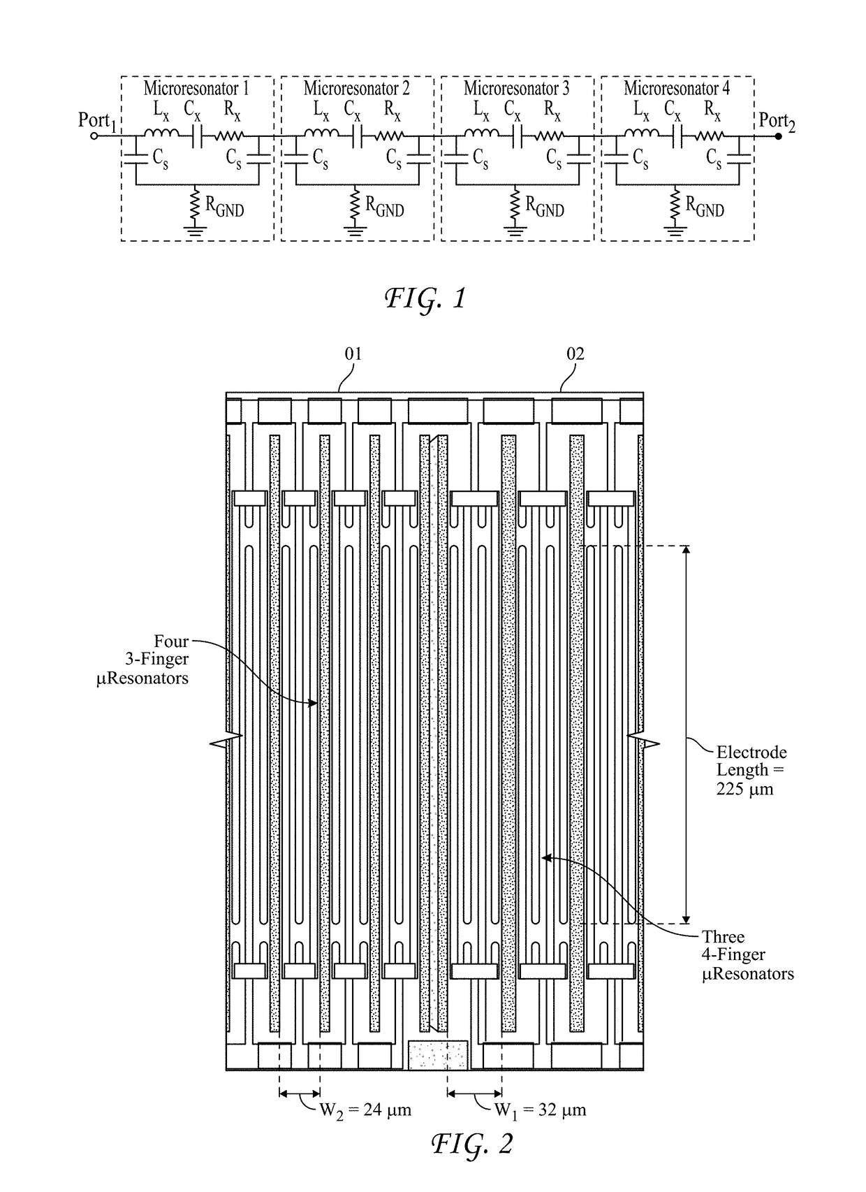 Attenuation of spurious responses in electromechanical filters