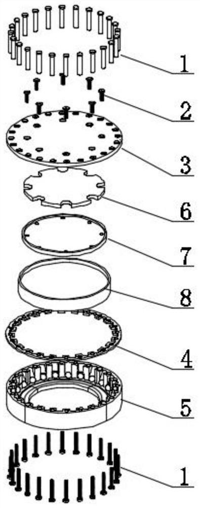 Steel structure universal spherical hinge support