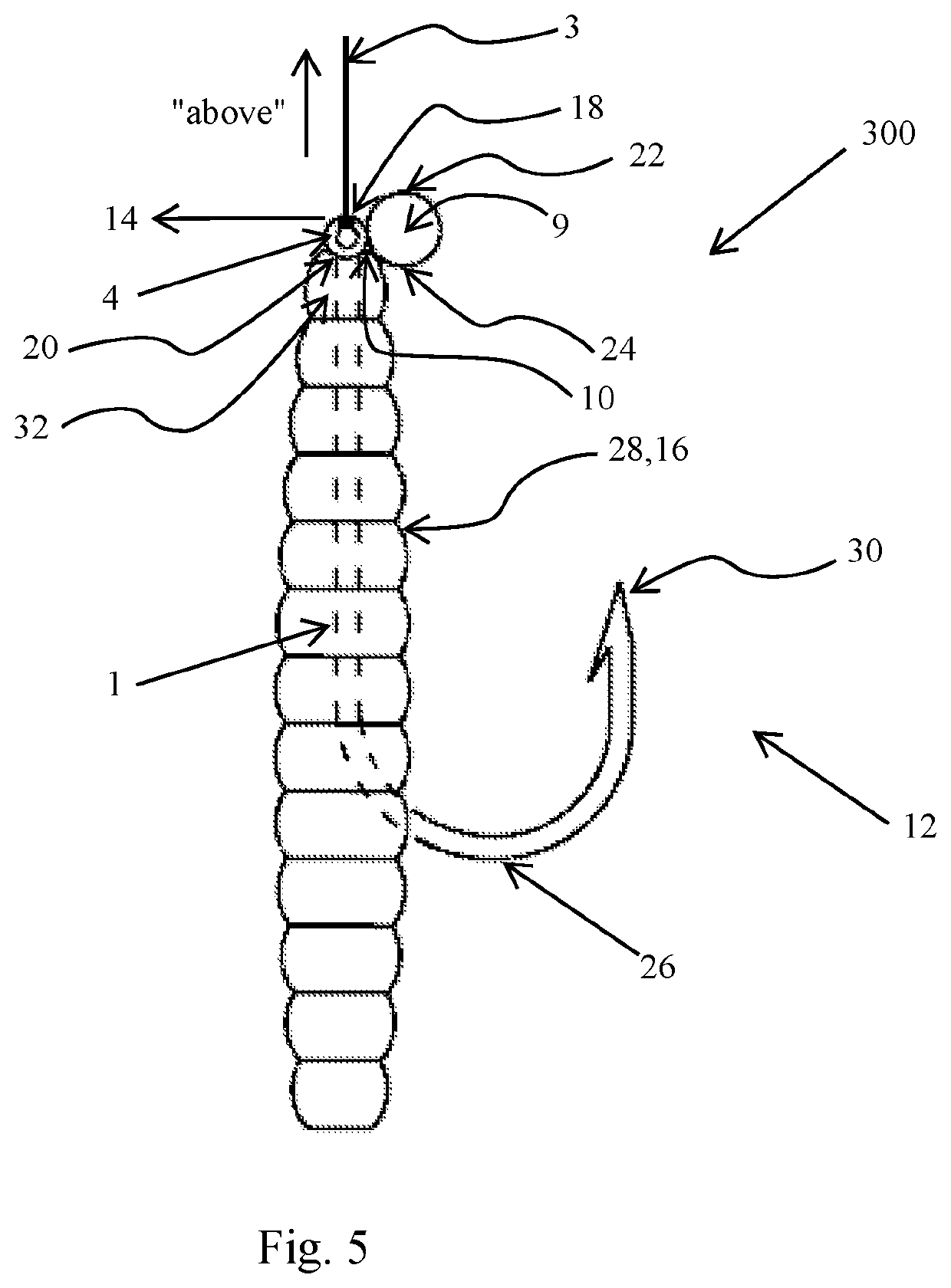 Snag-free fish hook assembly, kit, and method