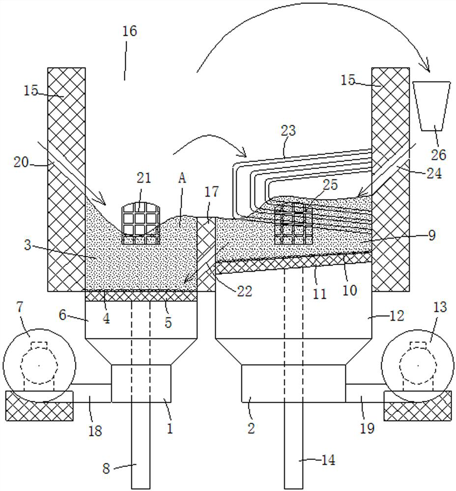 Coal-fired boiler with main and auxiliary furnaces and ignition method thereof