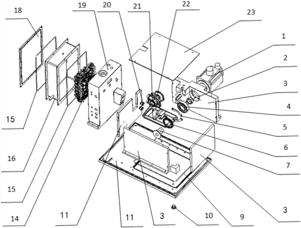 A gearbox test hydraulic workstation