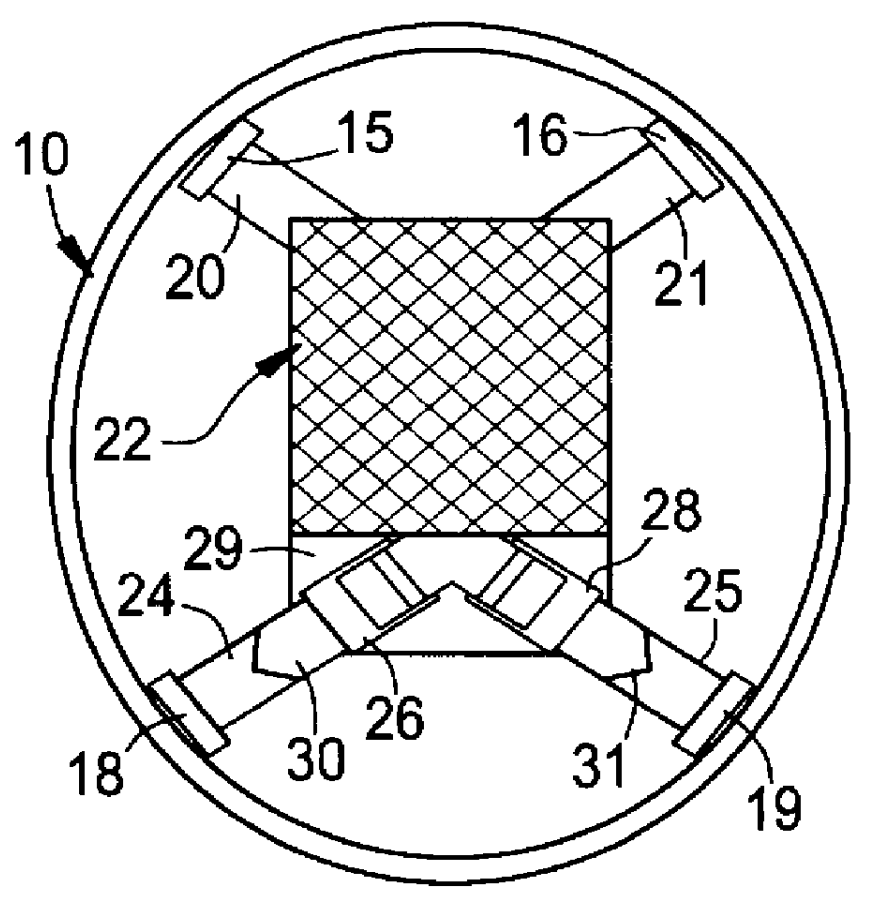 Face mask for self contained breathing apparatus