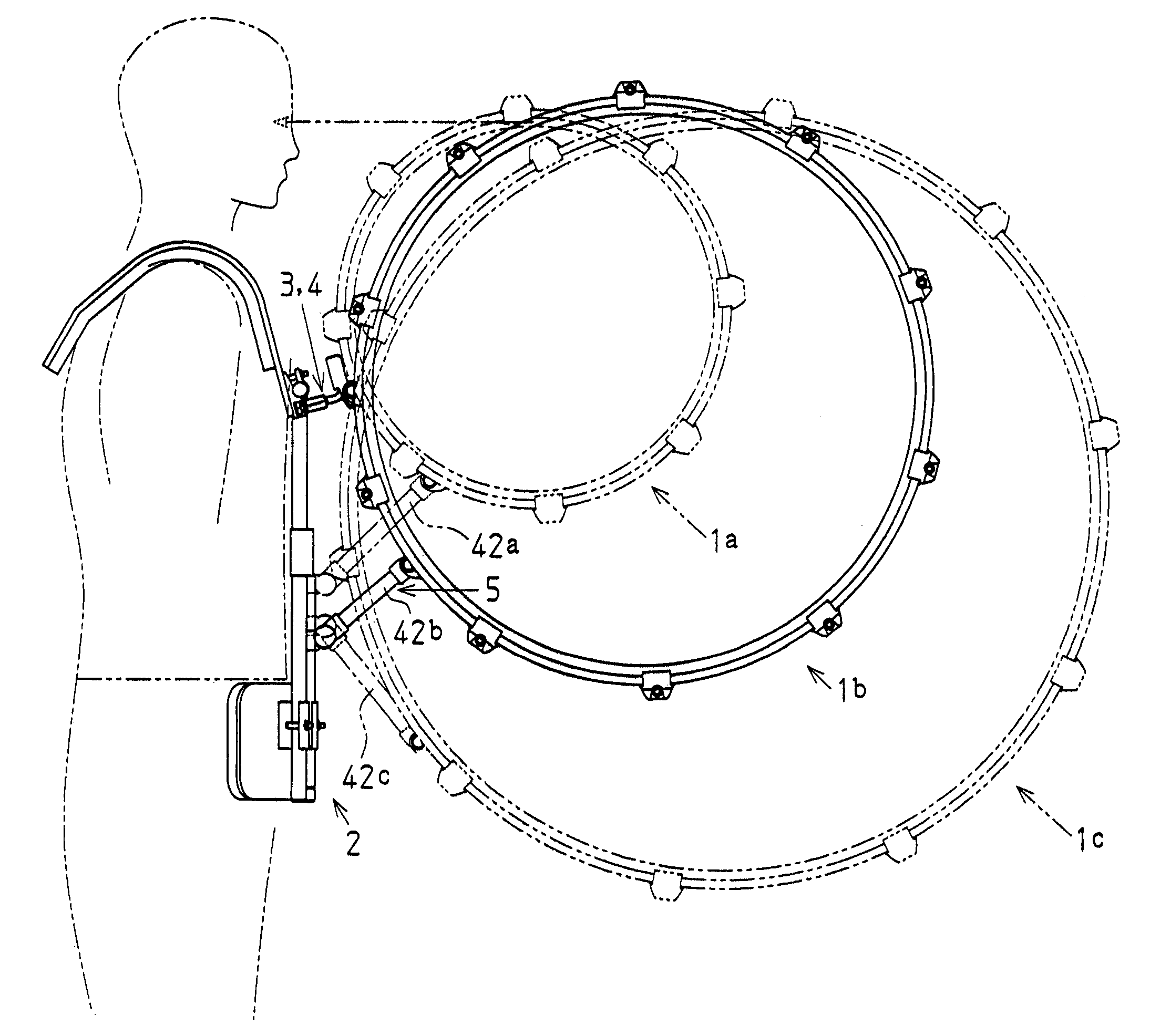 Marching bass drum supporting structure, marching bass drum, and carrier