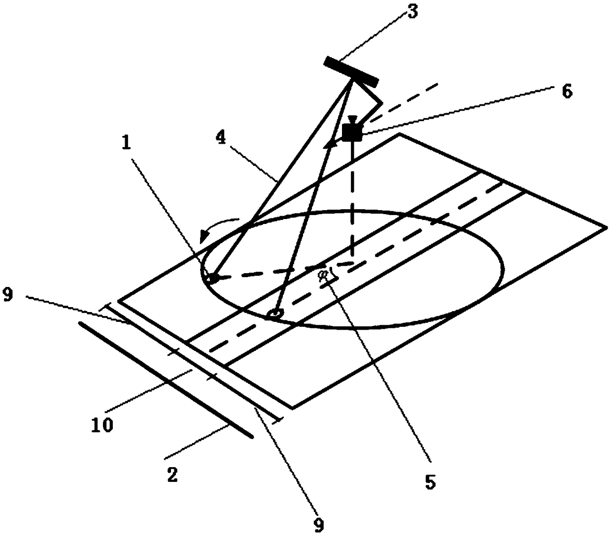 A high-resolution radar scatterometer with scanning beam