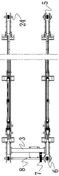 Horizontal type necking machine used for water heater color sheet shell