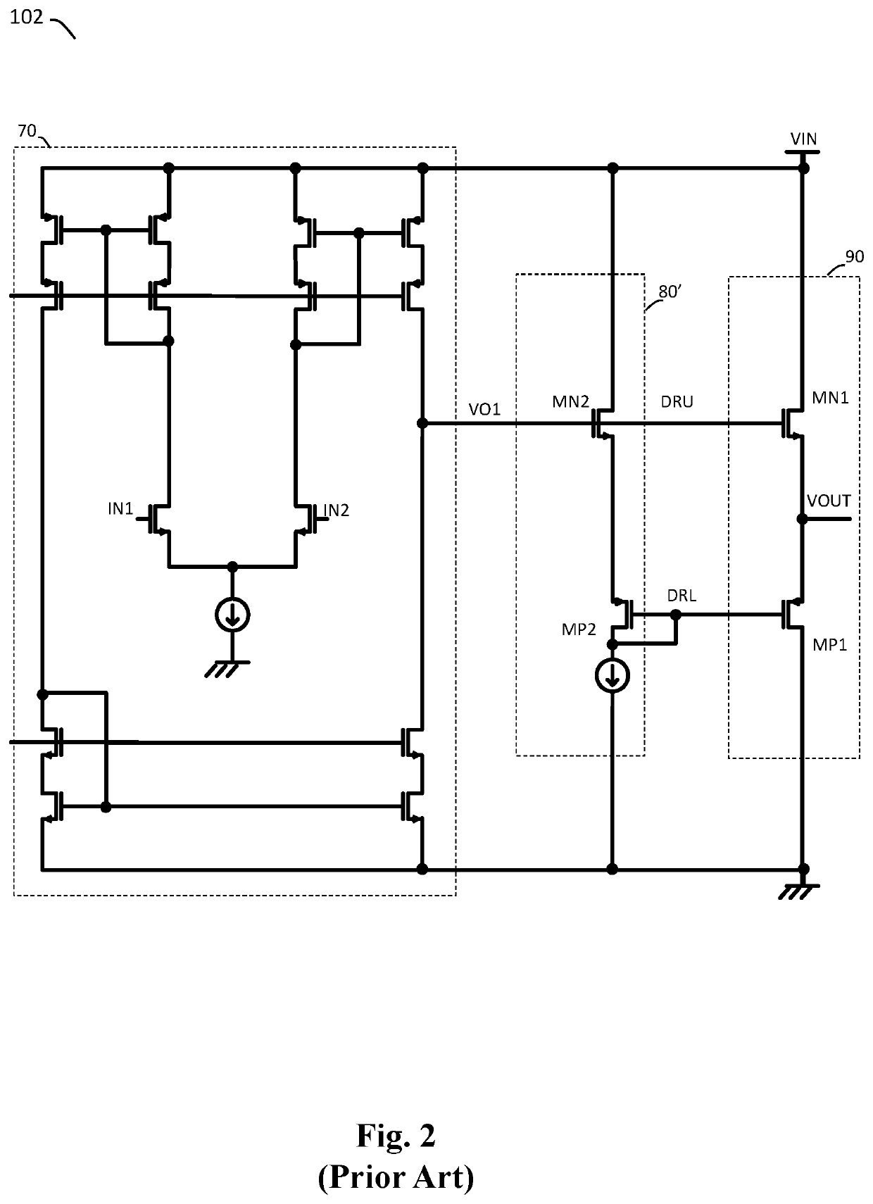 Multi-stage amplifier circuit