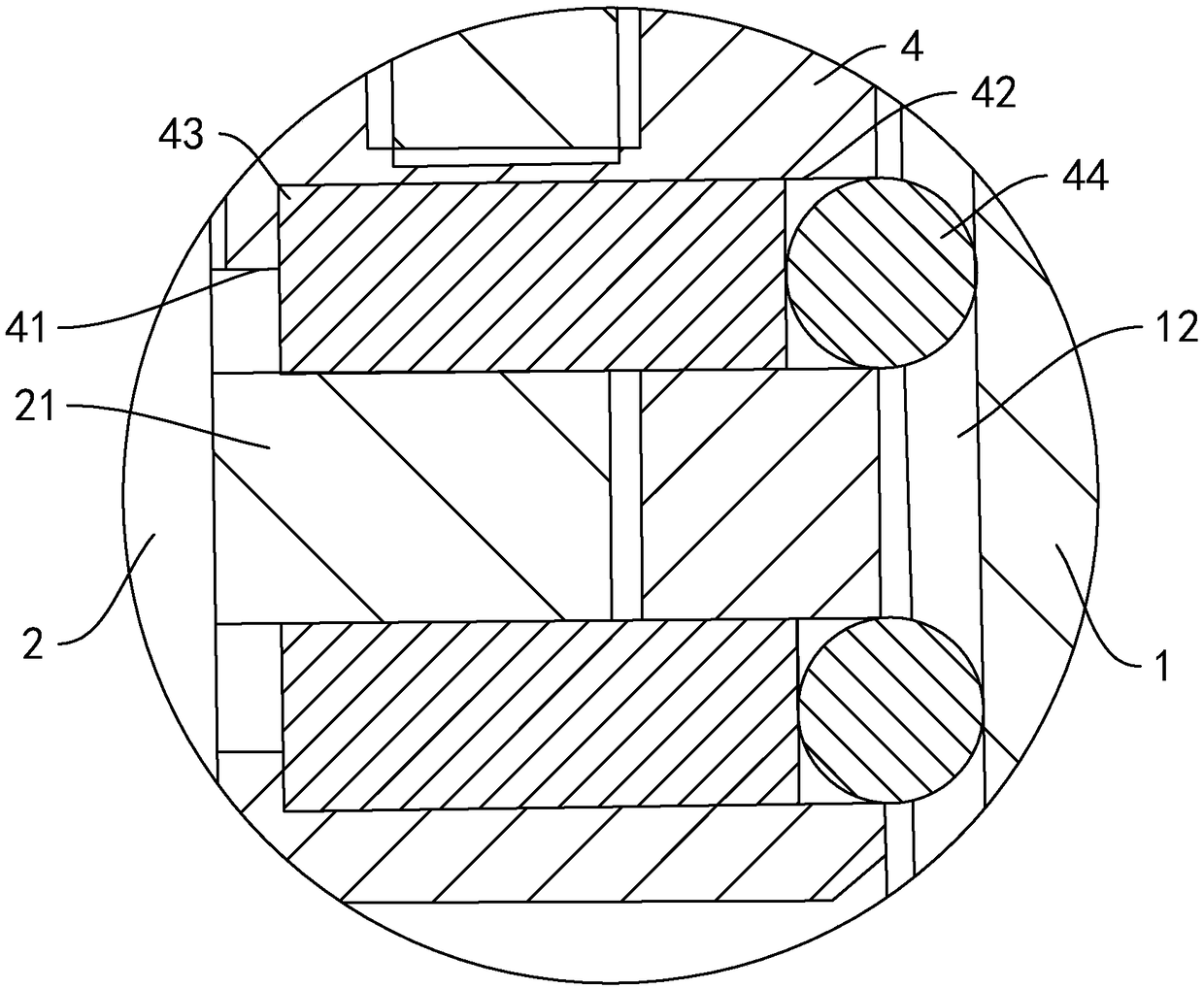 Swash plate bearing structure used for compressor