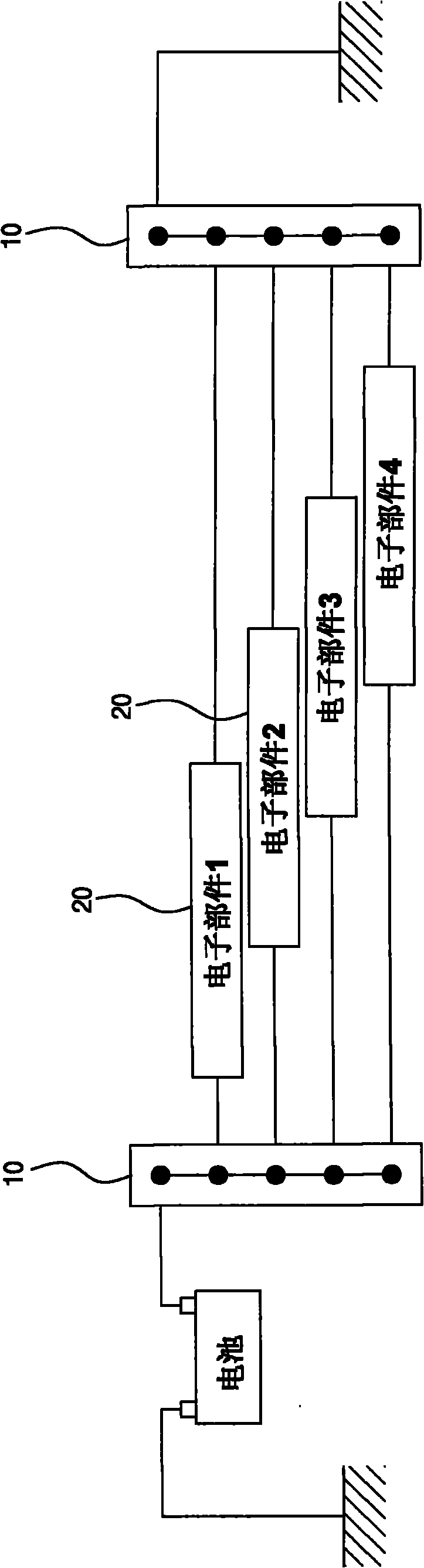 Connector assembly for vehicle