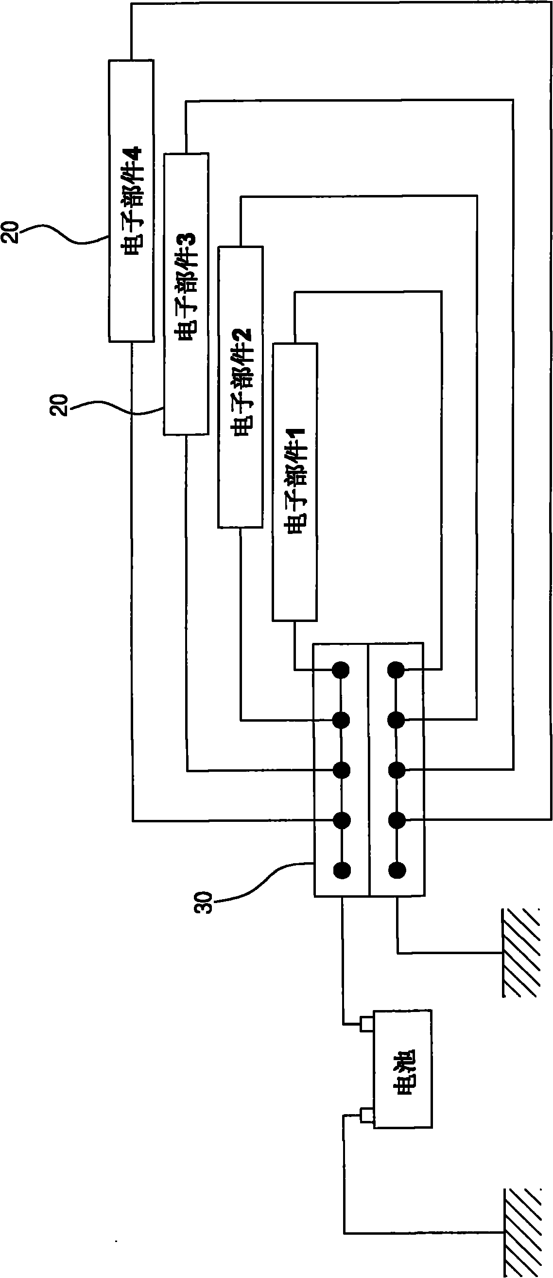 Connector assembly for vehicle