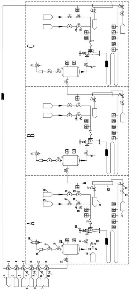 Dynamic pipeline fermentation device and fermentation method