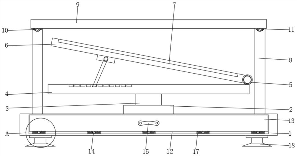 Solar power generation street lamp power generation panel mounting bracket