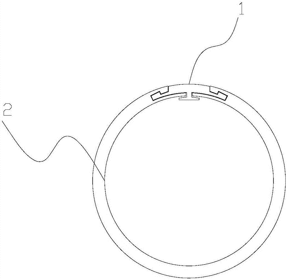 Electric fitting wire harness capable of easy dismounting