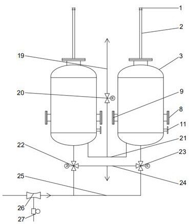 Rural drinking water filtering system