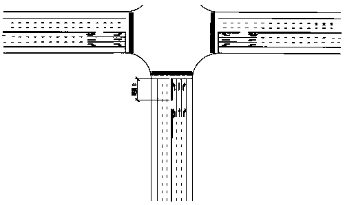 Design method of length from left turn U-turn intersection to stop line based on traffic wave theory