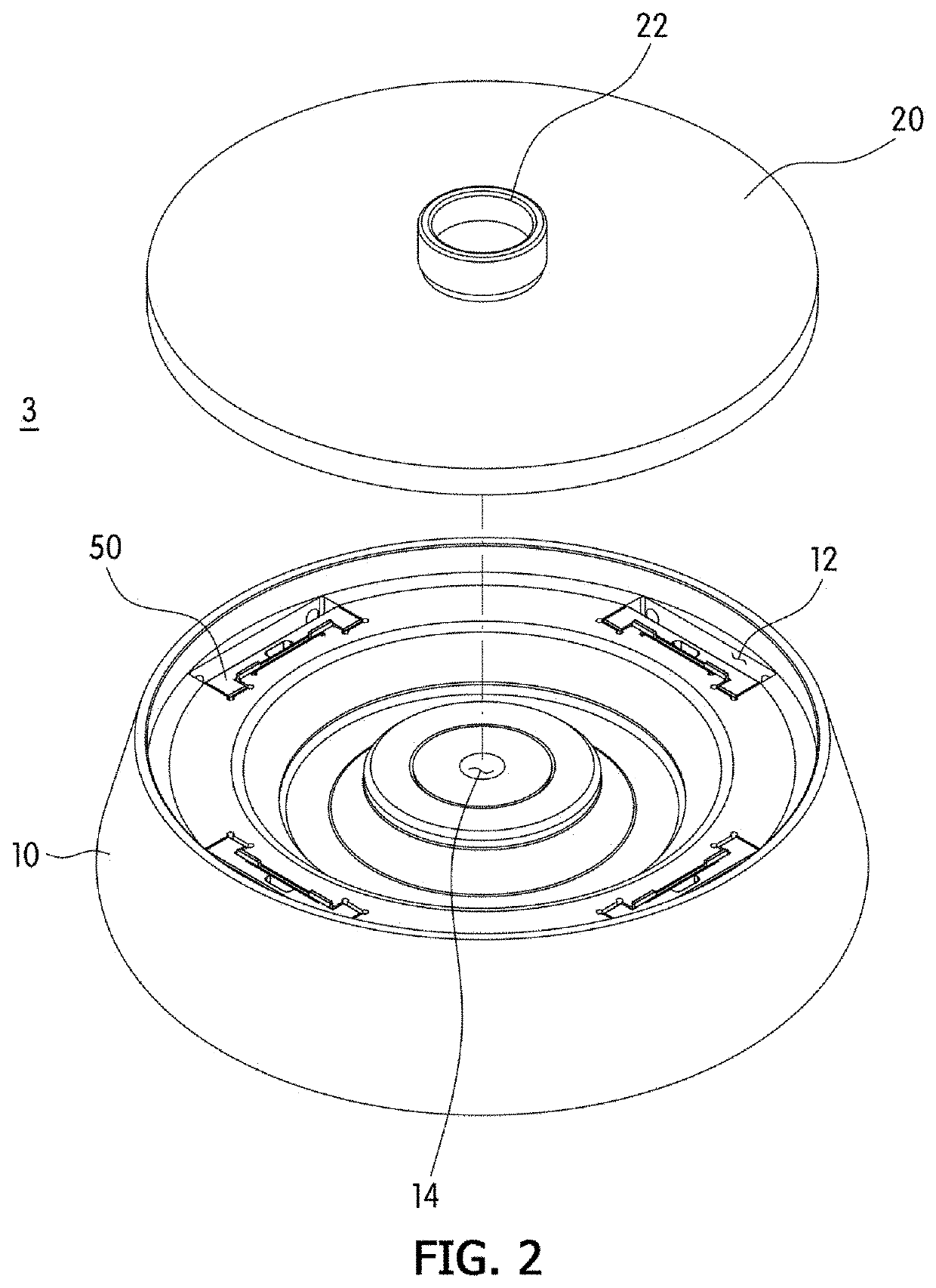 Rotating assembly and apparatus for manufacturing microstructure comprising same