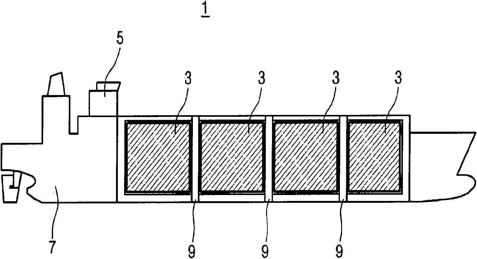 Anti-sloshing structure for lng cargo tank